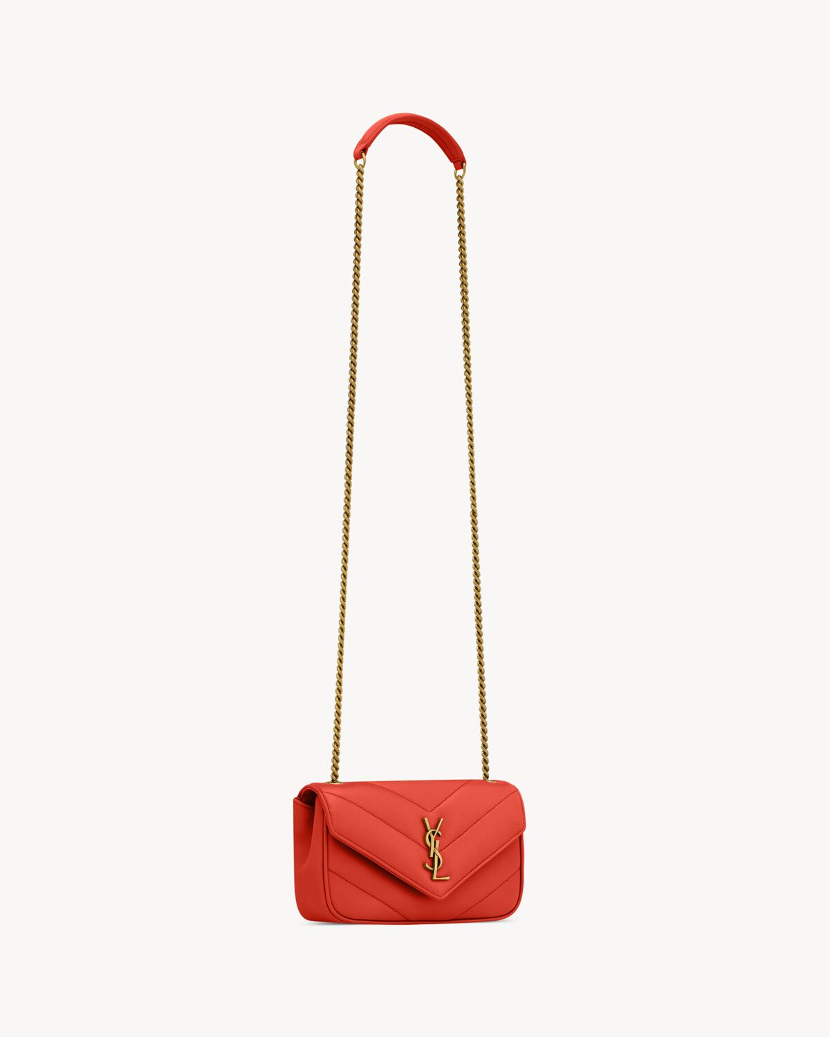 LOULOU MINI EN CUIR D'AGNEAU