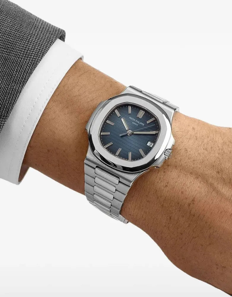 Patek Philippe - montre Nautilus 5711/1A-010 40 mm (2011) - unisex - acier inoxydable - Taille unique - Bleu