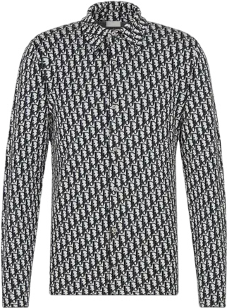 Surchemise Denim CD Oblique gris noir