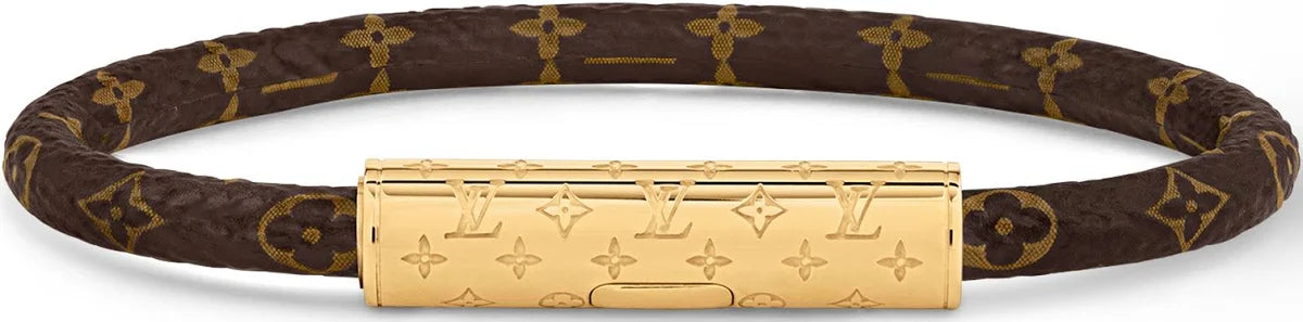LV bracelet monograme en cuir