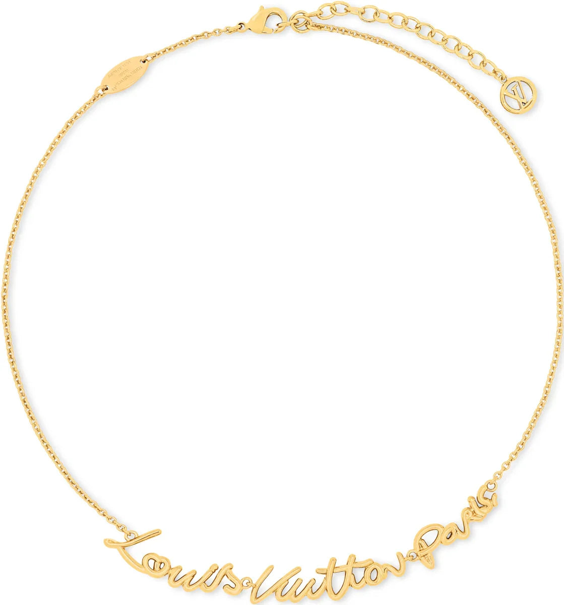 LV script Collier