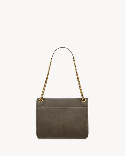 NIKI MEDIUM EN CUIR D’AGNEAU GRAINÉ