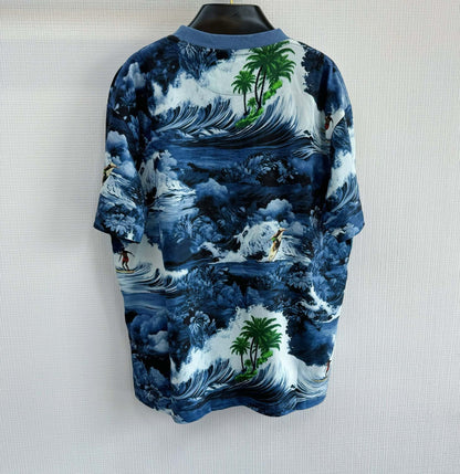 Tee-shirt lv  manches courtes imprimé en coton