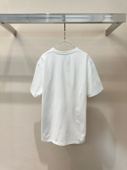 T-shirt CD Icon, coupe relax blanc