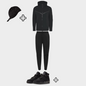 Outfit Tech Fleece Black + Casquette Offerte
