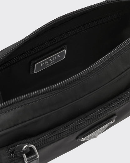 Sac banane en Re-Nylon et cuir Saffiano