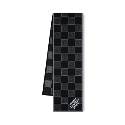 Bonnet et Écharpe Damier Heritage Noir