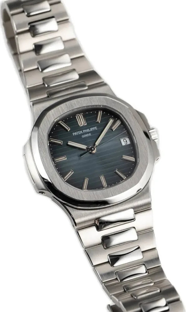 Patek Philippe - montre Nautilus 5711/1A-010 40 mm (2011) - unisex - acier inoxydable - Taille unique - Bleu