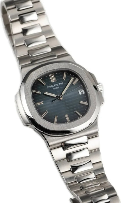 Patek Philippe - montre Nautilus 5711/1A-010 40 mm (2011) - unisex - acier inoxydable - Taille unique - Bleu