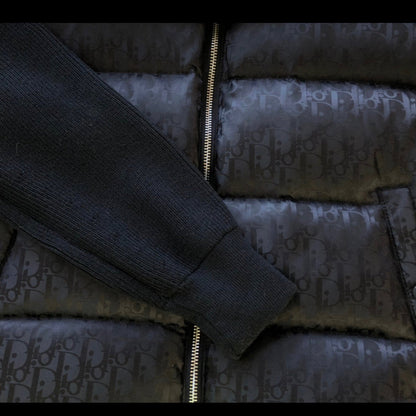 Veste Cd en maille noir facture
