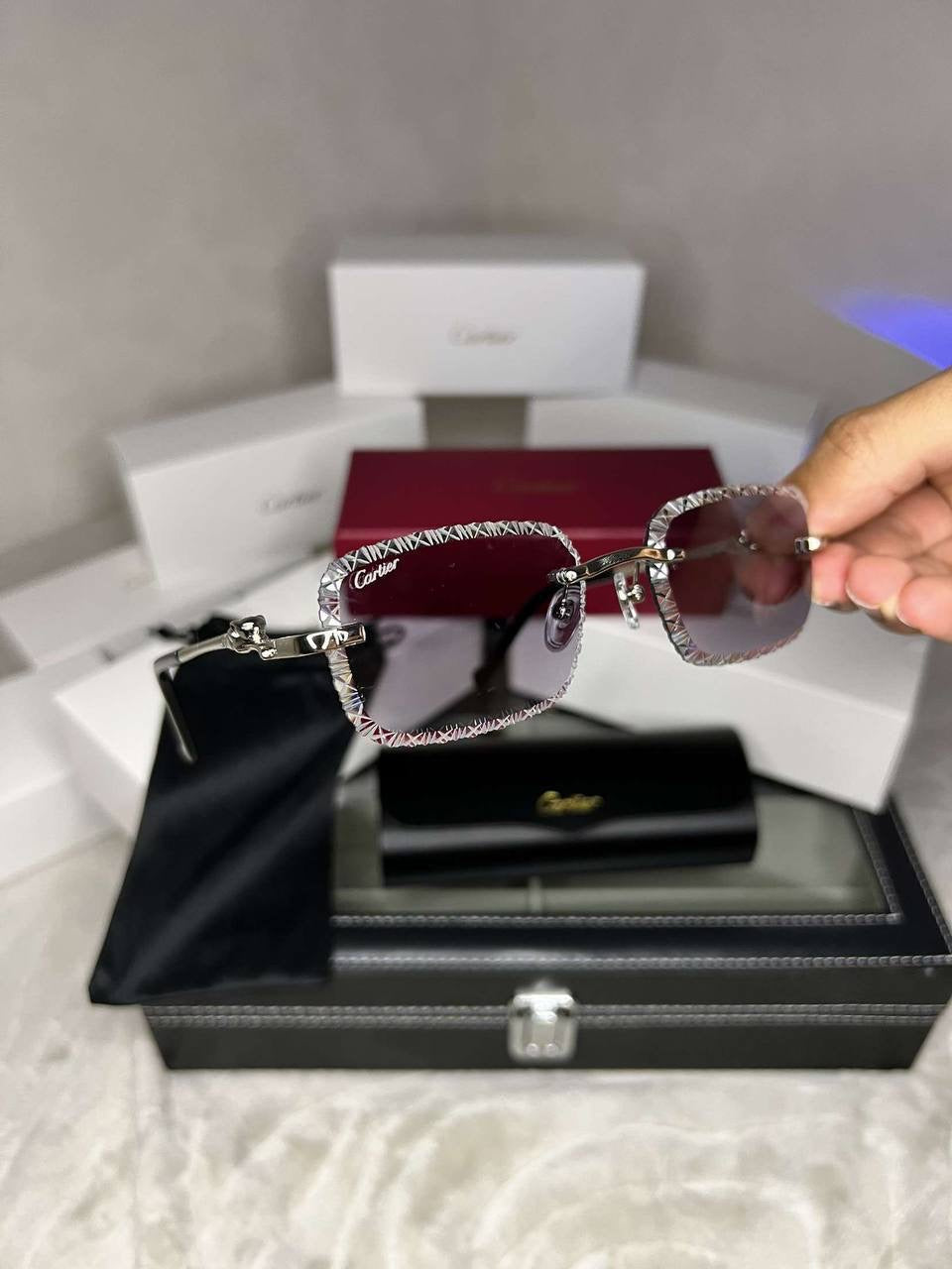 Lunette Cartier 4 saison à verres tranchés