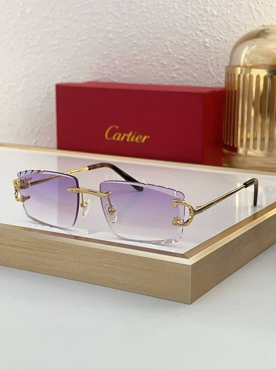 Lunette Cartier a verres tranchés
