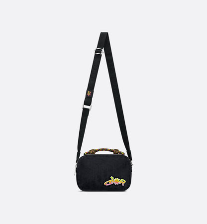 Mini sac zippé DIOR AND LEWIS HAMILTON