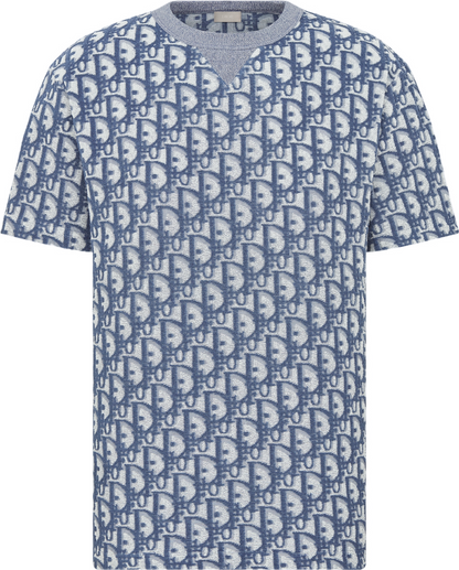 T-shirt cd Oblique, coupe relax bleu