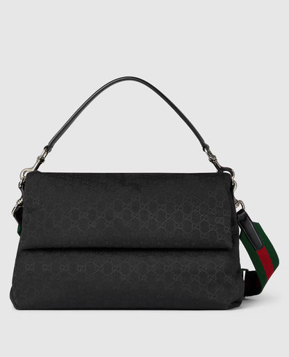 Sac à bandoulière en toile GG grand format