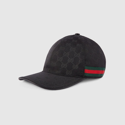 CASQUETTE DE BASE-BALL AVEC DÉTAIL BANDE WEB Noir