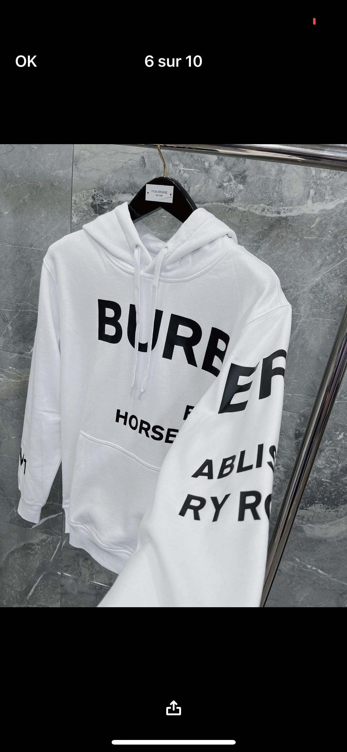 Sweat brb blanc