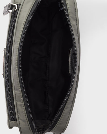 Sac banane en Re-Nylon et cuir Saffiano