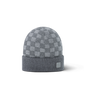Bonnet et Écharpe Néo Petit Damier Gris