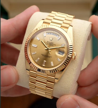 Rolex Daydate 40 en or jaune massif 18 carats