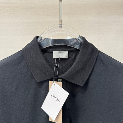 Polo CD Icon, coupe relax Jersey de coton noir