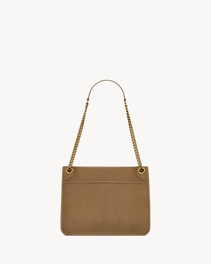 NIKI MEDIUM EN CUIR D’AGNEAU GRAINÉ