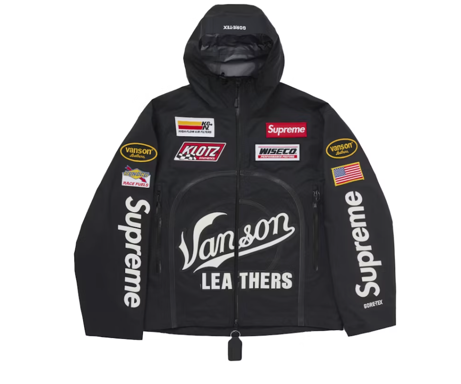 Supreme Vanson Leathers, Noir