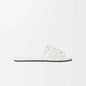 LOEWE - Petal Anagram slide in soft calfskin Blanc