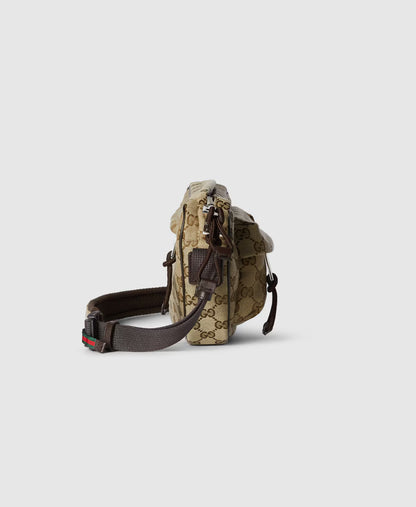 Sac à bandoulière en toile GG grand format