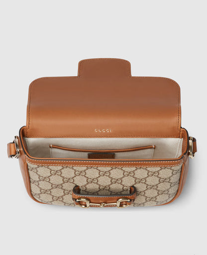 Sac à épaule Gucci Horsebit 1955 Soft petit format