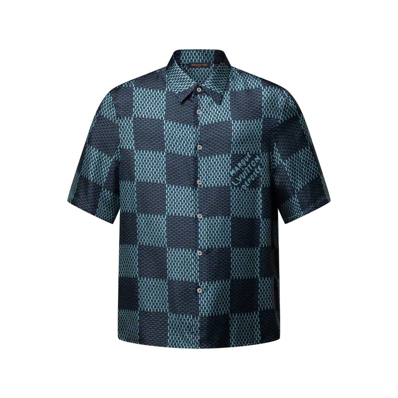 Ensemble LV monogramme bleu gris foncé