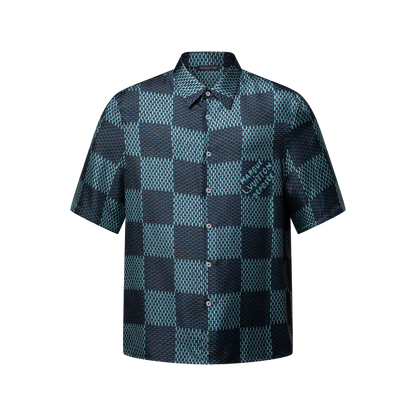 Ensemble LV monogramme bleu gris foncé