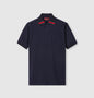 Polo en coton avec bande Web