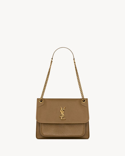 NIKI MEDIUM EN CUIR D’AGNEAU GRAINÉ