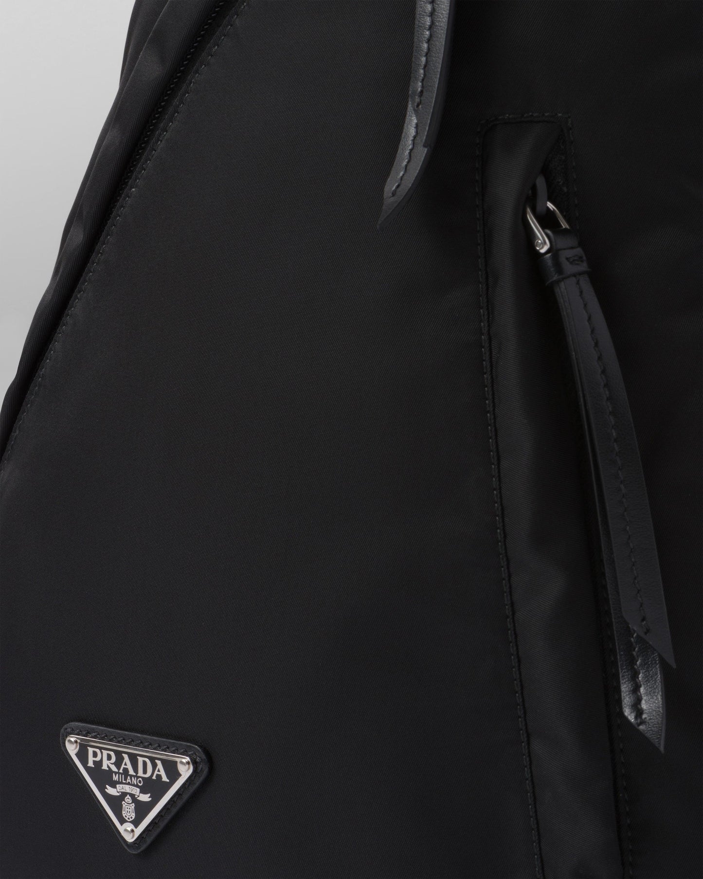 Sac à dos en Re-Nylon et cuir