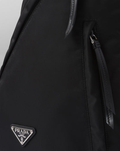 Sac à dos en Re-Nylon et cuir