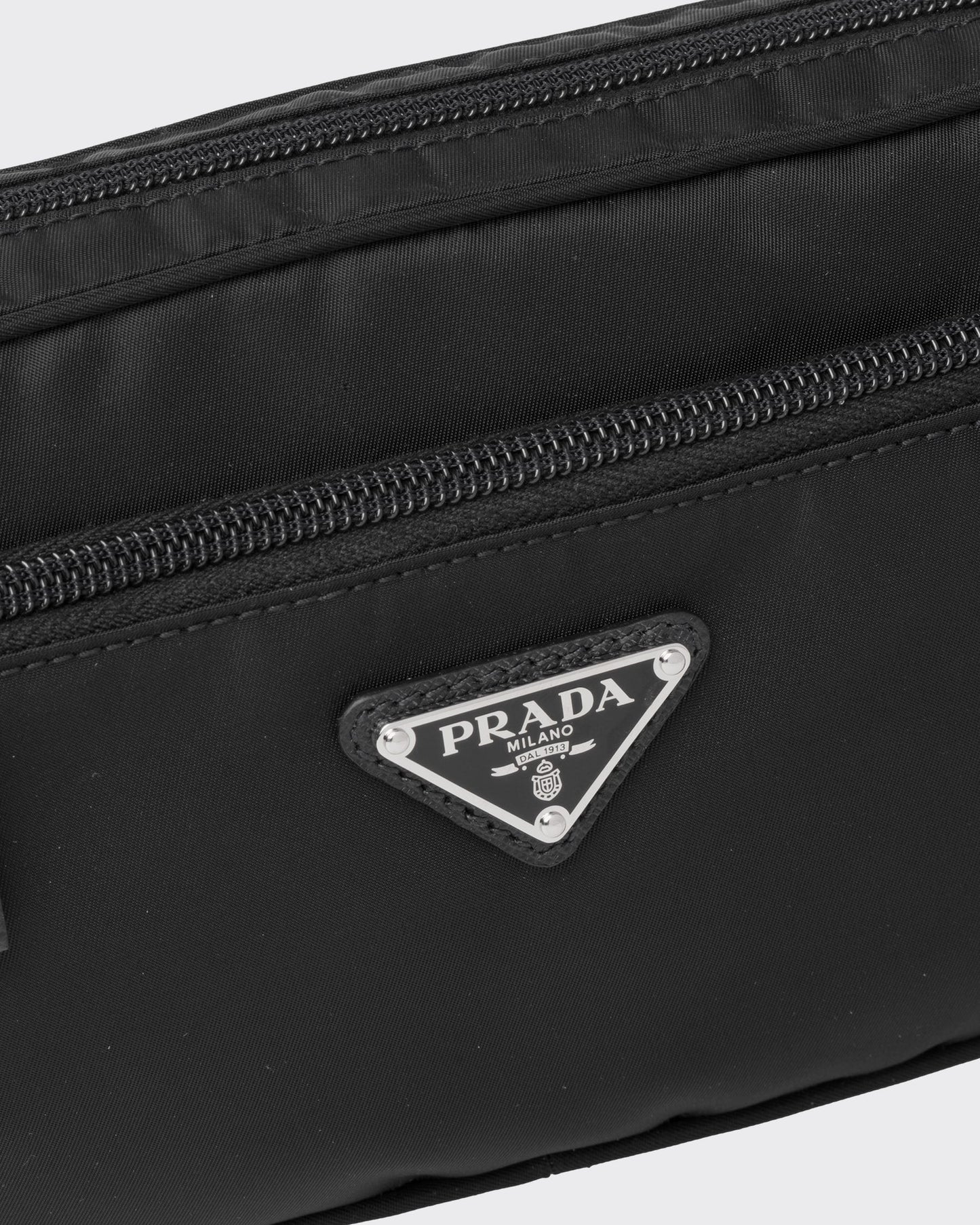 Sac banane en Re-Nylon et cuir Saffiano