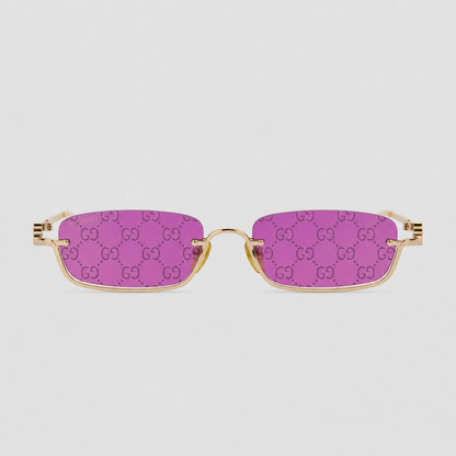 Lunettes de soleil rectangulaires
