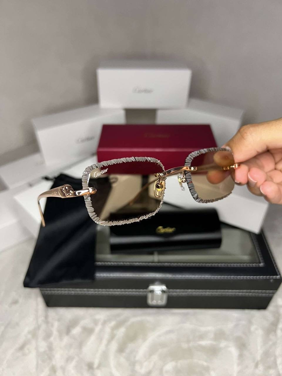 Lunette Cartier 4 saison à verres tranchés