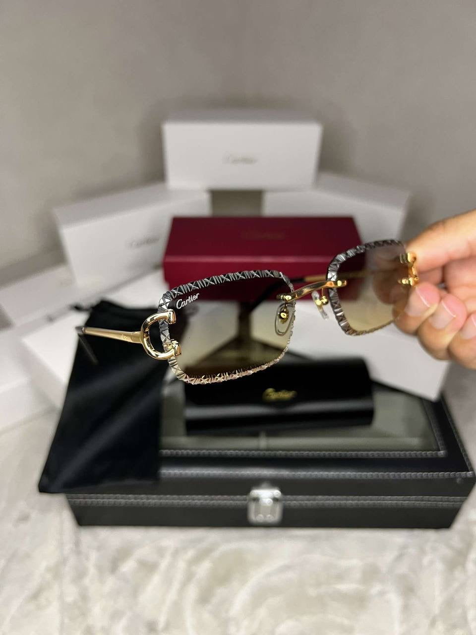 Lunette Cartier 4 saison à verres tranchés