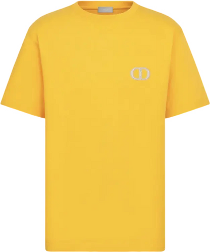 T-shirt CD Icon, coupe relax jaune