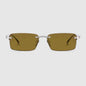 Lunettes de soleil rectangulaires