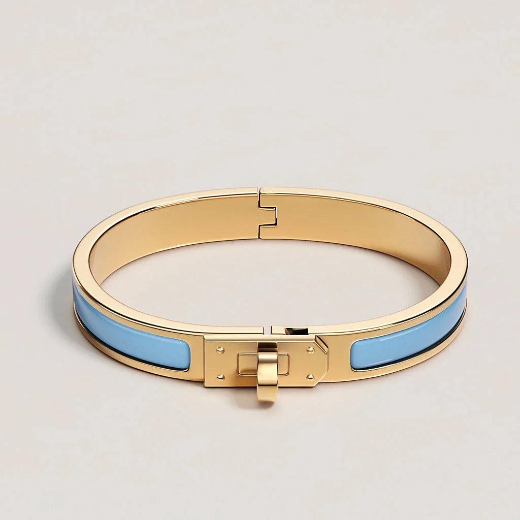Hermes mini clic Kelly blue