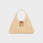 C­eli­ne - Classic Panier Cabas Triangle Raffia Calfskin