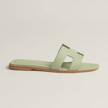 Hermes - Claquettes Vert de mer